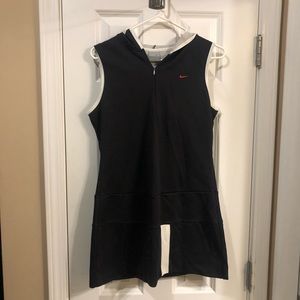 Nike Tennis Athletic Hoodie Dress Navy Size M